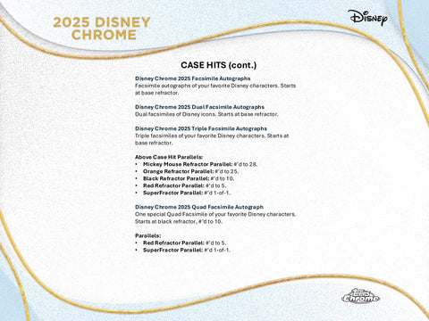 Disney Chrome Mega (Topps 2025)