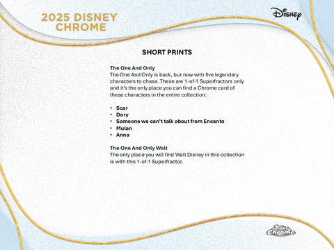 Disney Chrome Mega (Topps 2025)