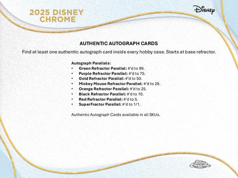 Disney Chrome Mega (Topps 2025)