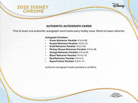 Disney Chrome 7-Pack Blaster (Topps 2025)