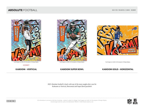 2025 Panini Absolute Football Hobby