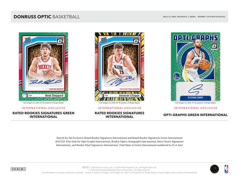 2024/25 Panini Donruss Optic Basketball Hobby International