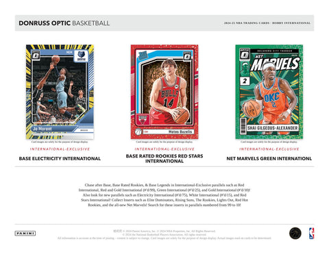 2024/25 Panini Donruss Optic Basketball Hobby International