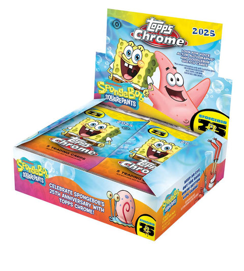 SpongeBob Chrome 25th Anniversary Hobby (Topps 2025)