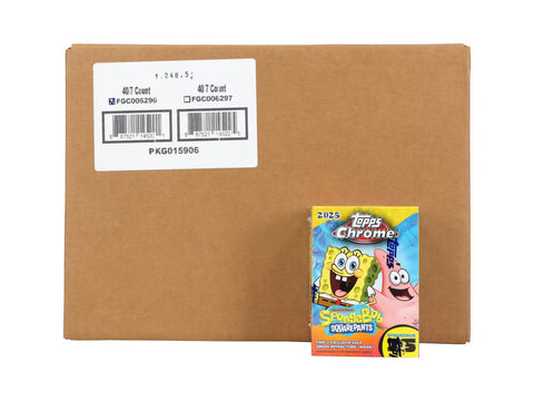 SpongeBob Chrome 25th Anniversary 7-Pack Blaster (Topps 2025)
