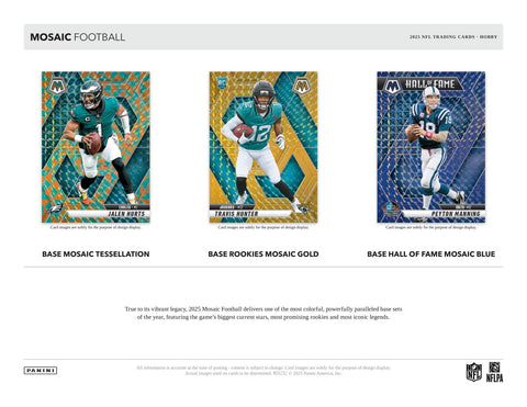 2025 Panini Mosaic Football Hobby