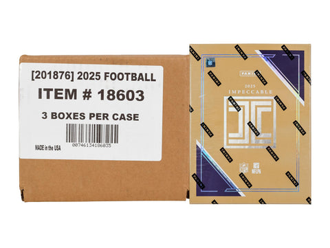 2025 Panini Impeccable Football Hobby