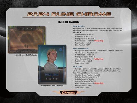 Dune Chrome Hobby (Topps 2024) (Presell)