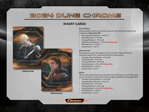 Dune Chrome Hobby (Topps 2024) (Presell)