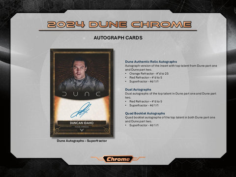 Dune Chrome Hobby (Topps 2024) (Presell)