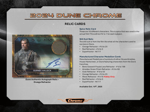 Dune Chrome Hobby (Topps 2024) (Presell)