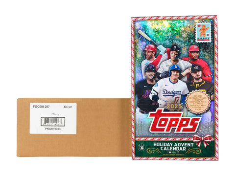 2025 Topps Holiday Baseball Advent Calendar