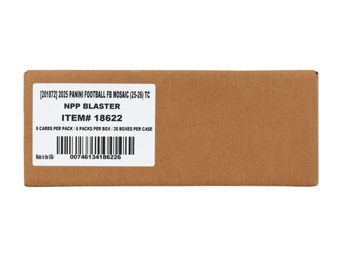 2025 Panini Mosaic Football 6-Pack Blaster