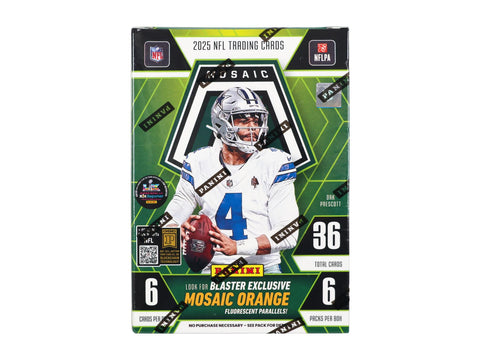2025 Panini Mosaic Football 6-Pack Blaster