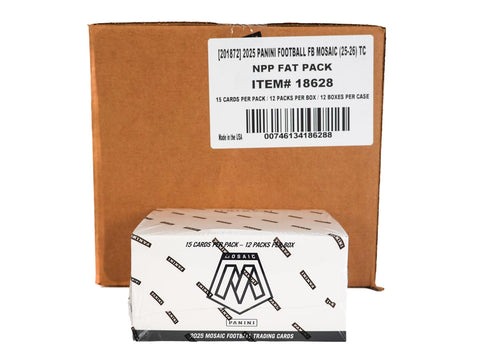 2025 Panini Mosaic Football Jumbo Value 12-Pack