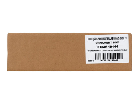 2025 Panini Mosaic Football Ornament