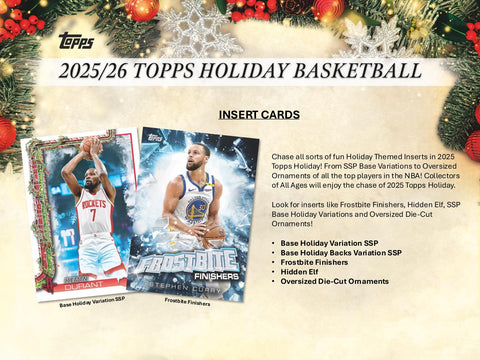 2025/26 Topps Holiday Basketball Mega