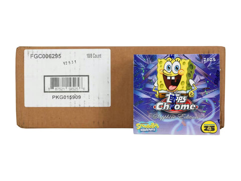 SpongeBob SquarePants Chrome Sapphire Hobby (Topps 2025)