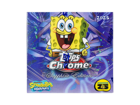 SpongeBob SquarePants Chrome Sapphire Hobby (Topps 2025)