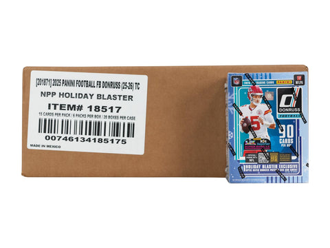 2025 Panini Donruss Football Holiday Blaster