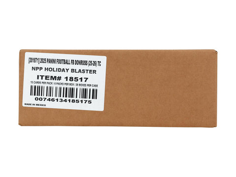 2025 Panini Donruss Football Holiday Blaster