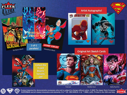 2025 Upper Deck Fleer Ultra Superman Hobby