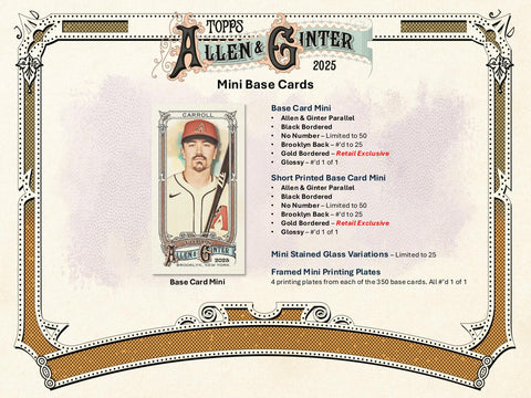 2025 Topps Allen & Ginter Baseball 8-Pack Blaster