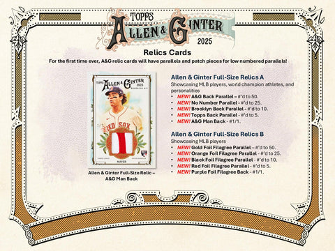 2025 Topps Allen & Ginter Baseball 8-Pack Blaster