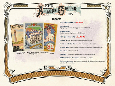 2025 Topps Allen & Ginter Baseball 8-Pack Blaster