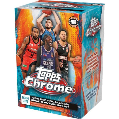 2024/25 Topps Chrome NBL Basketball 8-Pack Blaster