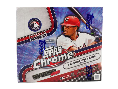 2025 Topps Chrome Update Series Baseball Hobby Jumbo