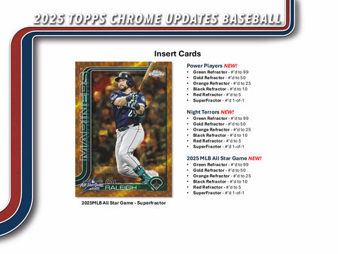 2025 Topps Chrome Update Series Baseball Hobby