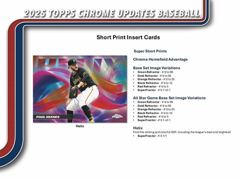 2025 Topps Chrome Update Series Baseball 7-Pack Blaster