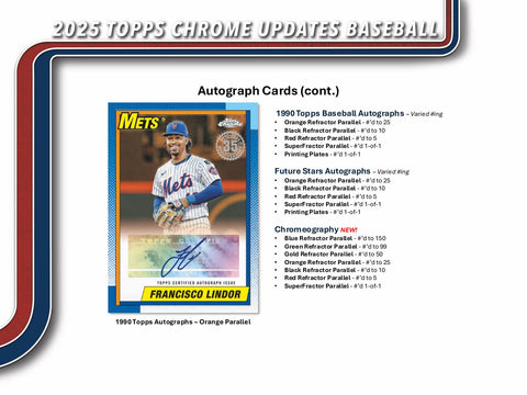 2025 Topps Chrome Update Series Baseball 7-Pack Blaster