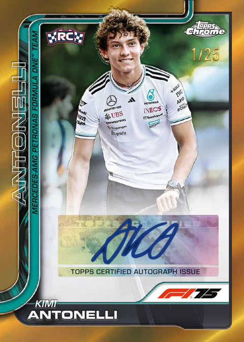 2025 Topps Chrome F1 Formula 1 Hobby