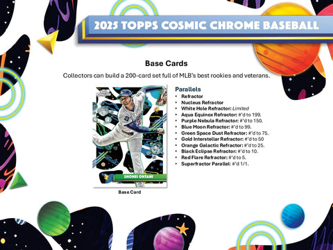 2025 Topps Cosmic Chrome Baseball Hobby