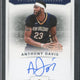 2017/18 Panini National Treasures Anthony Davis Auto Black Box 1/1