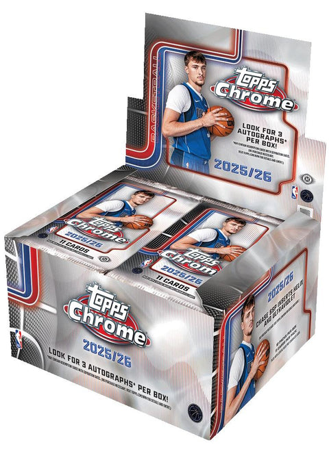2025/26 Topps Chrome Basketball Hobby Jumbo