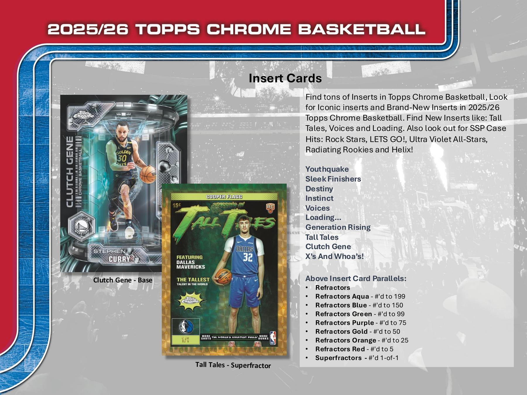 2025/26 Topps Chrome Basketball Hobby Jumbo