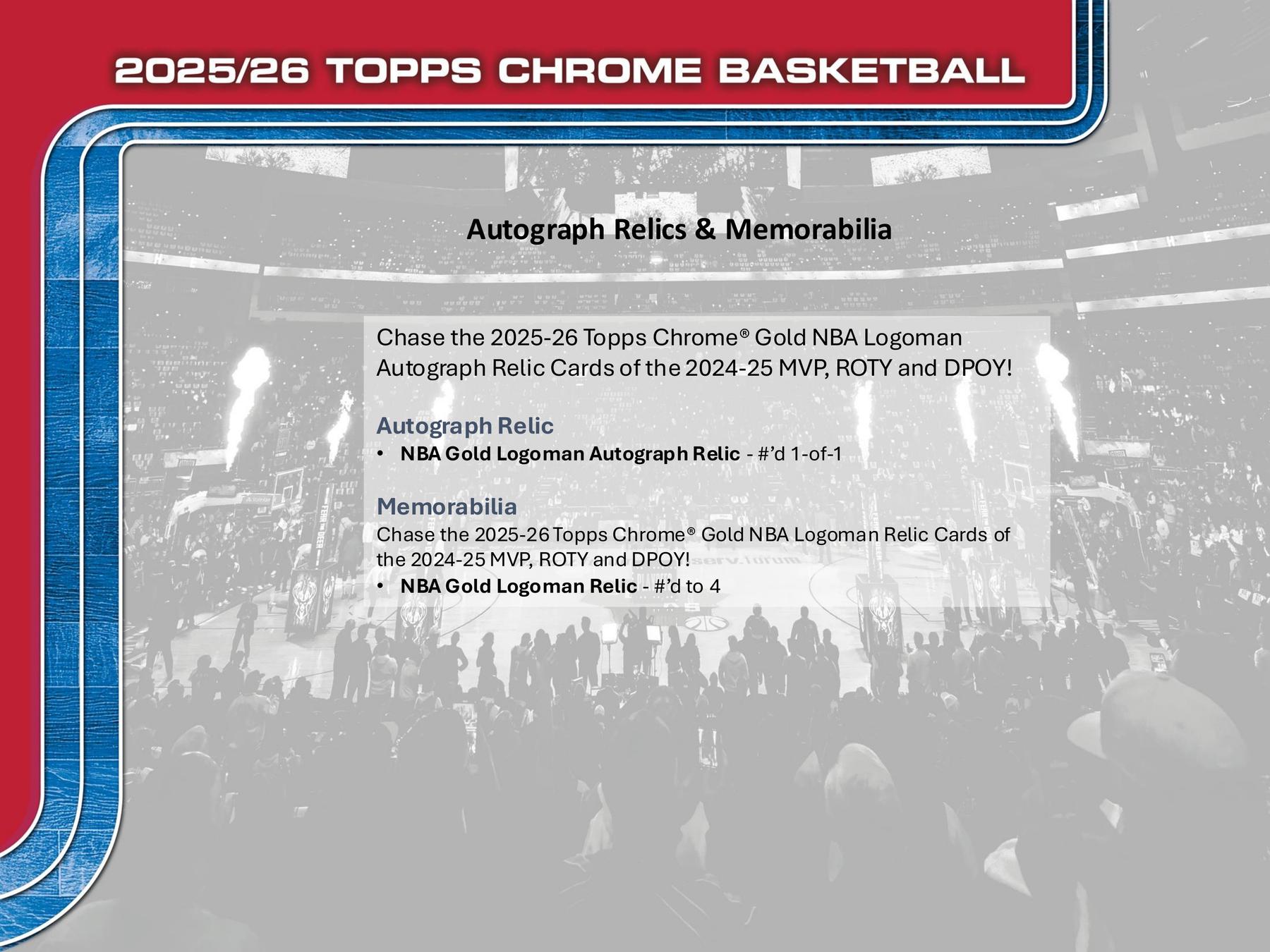 2025/26 Topps Chrome Basketball Hobby
