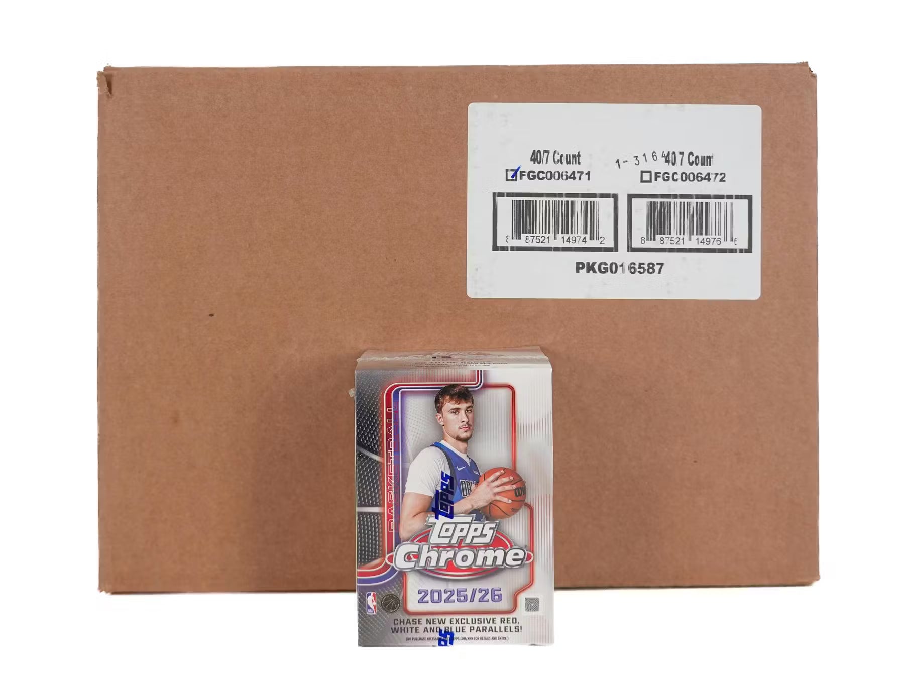 2025/26 Topps Chrome Basketball 7-Pack Blaster