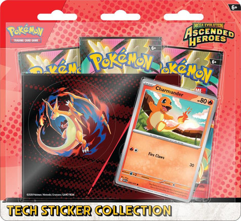 Pokemon Mega Evolution: Ascended Heroes Tech Sticker Collection Blister