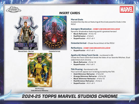Marvel Studios Chrome Hobby (Topps 2024/25)