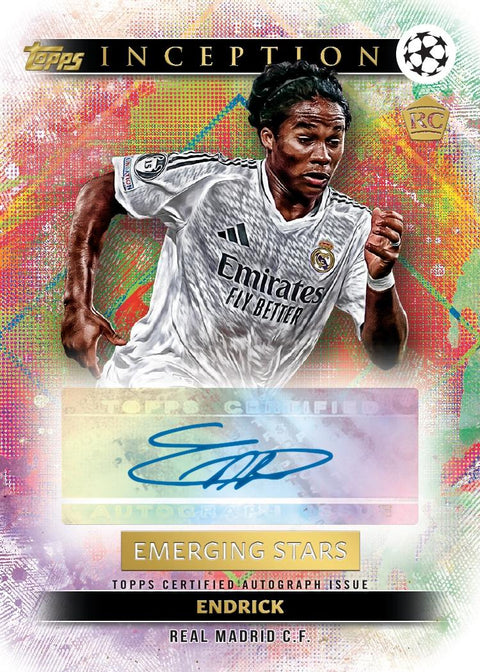 2024/25 Topps Inception UEFA Club Competitions Soccer Hobby (Presell)