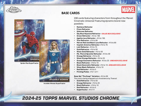 Marvel Studios Chrome 7-Pack Blaster (Topps 2024/25)
