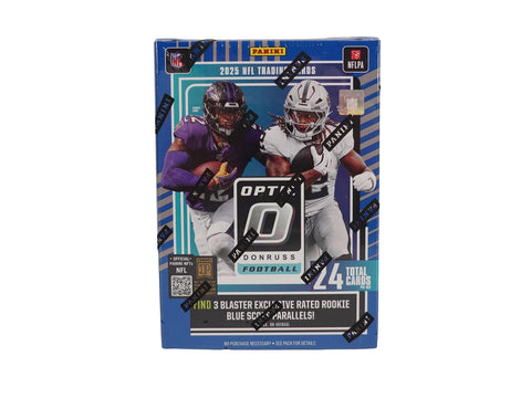 2025 Panini Donruss Optic Football 6-Pack Hobby Blaster (Blue Scope Parallels!)