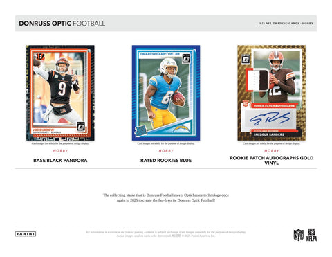 2025 Panini Donruss Optic Football Hobby