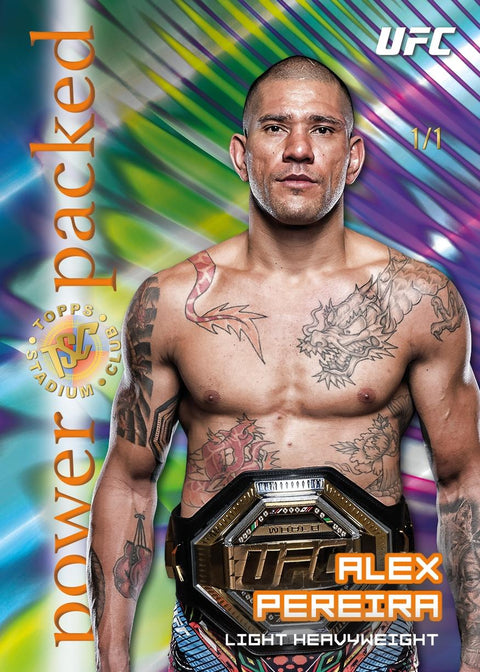 2025 Topps Stadium Club UFC 6-Pack Blaster