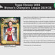2024/25 Topps Chrome UEFA Women's Champions League Soccer 7-Pack Blaster