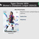 2024/25 Topps Chrome UEFA Women's Champions League Soccer 7-Pack Blaster
